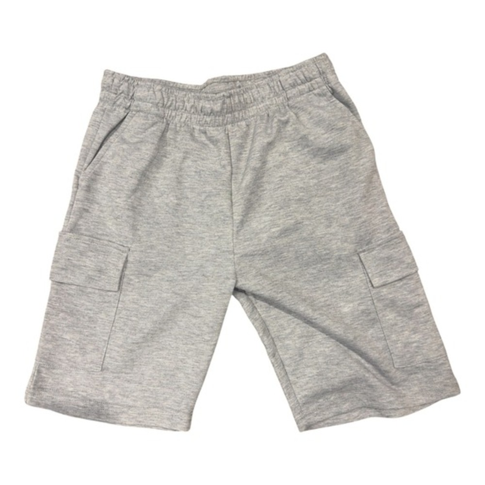 Balance Collection Boys Grey‎ Heather Cargo Shorts L 14/16 680557GH New